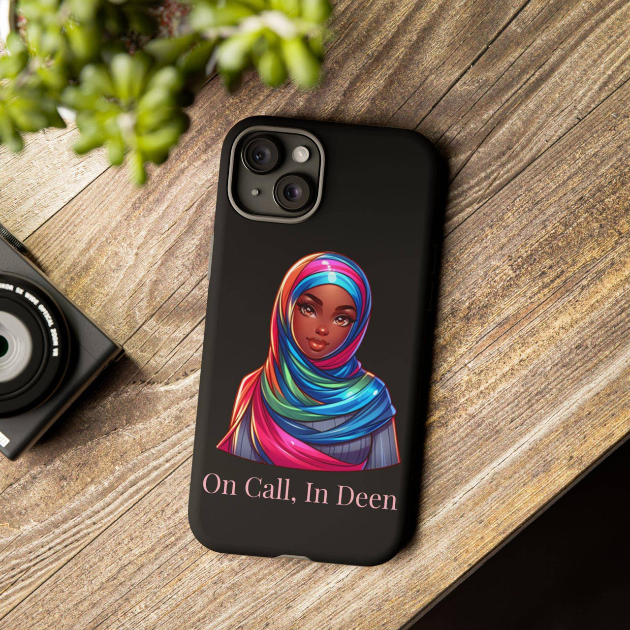 Colorful Hijab Phone Case - 'On Call, In Deen' - Modestly Vogue