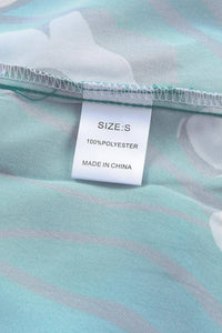 Tops Blouses Women – Blouses | Green Mock Neck Top Floral Print Long Sleeve Silk Blouse - Modestly Vogue