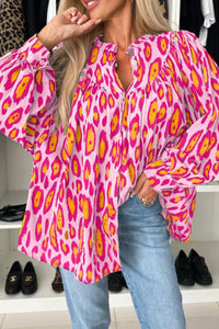Stylish Tops & Blouses for Women – Trendy & Elegant Blouses for Every Occasion | Modestly Vogue Leopard Print Button Down Long Sleeve Shirt - Modestly Vogue