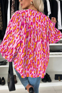 Stylish Tops & Blouses for Women – Trendy & Elegant Blouses for Every Occasion | Modestly Vogue Leopard Print Button Down Long Sleeve Shirt - Modestly Vogue