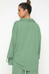 TOP TWO PIECE PANT SET - Modestly Vogue
