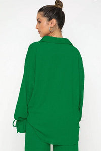 TOP TWO PIECE PANT SET - Modestly Vogue