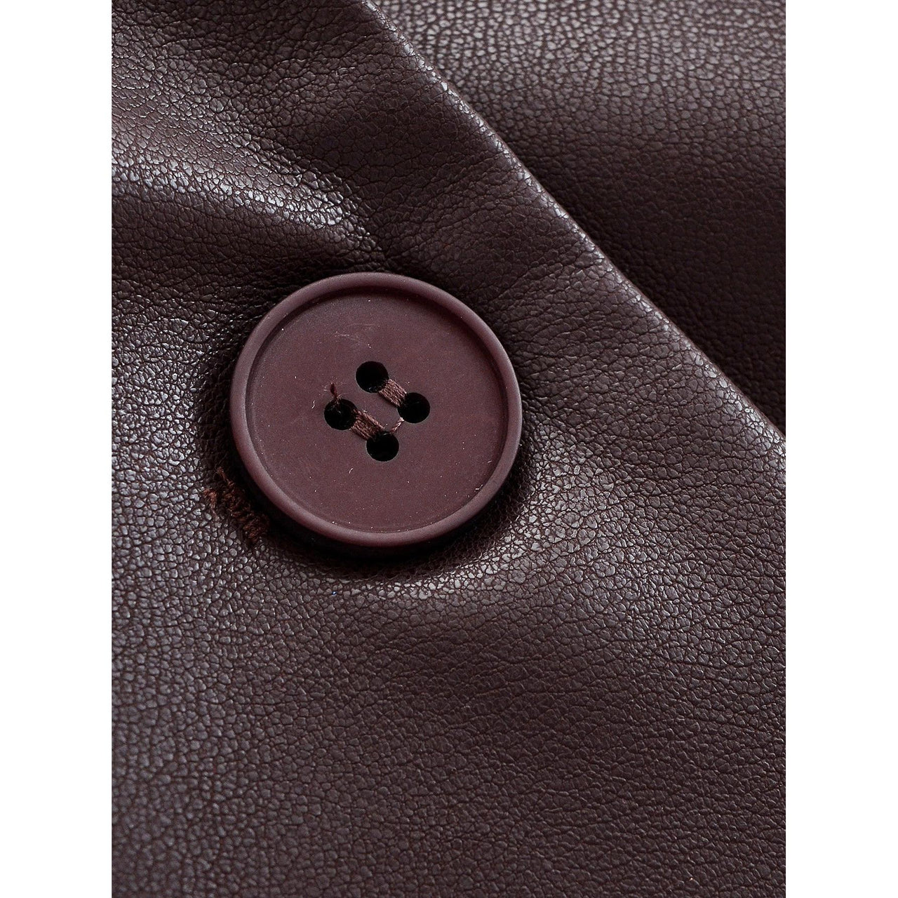 Leather Blazer Women Early Autumn Coat Retro Loose Casual Elegant Top