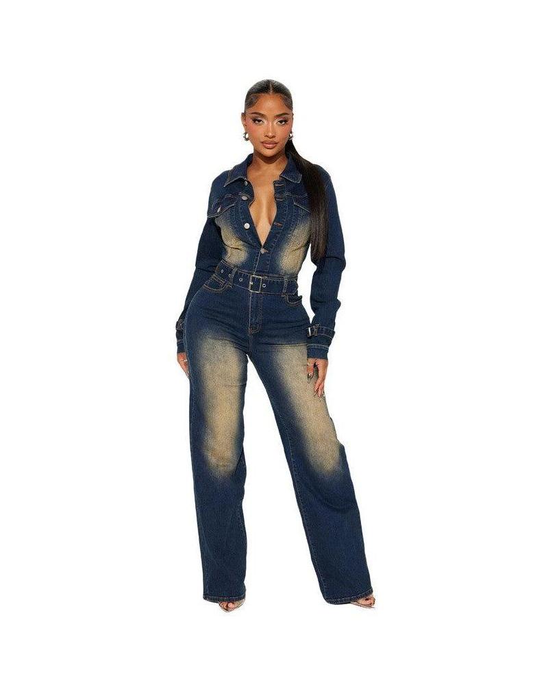 Denim – One-Piece Outfits | DENIM SEXY JUMPSUIT - Modestly Vogue