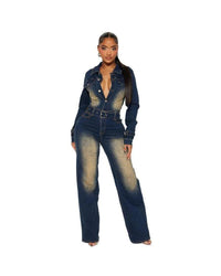 Denim – One-Piece Outfits | DENIM SEXY JUMPSUIT - Modestly Vogue