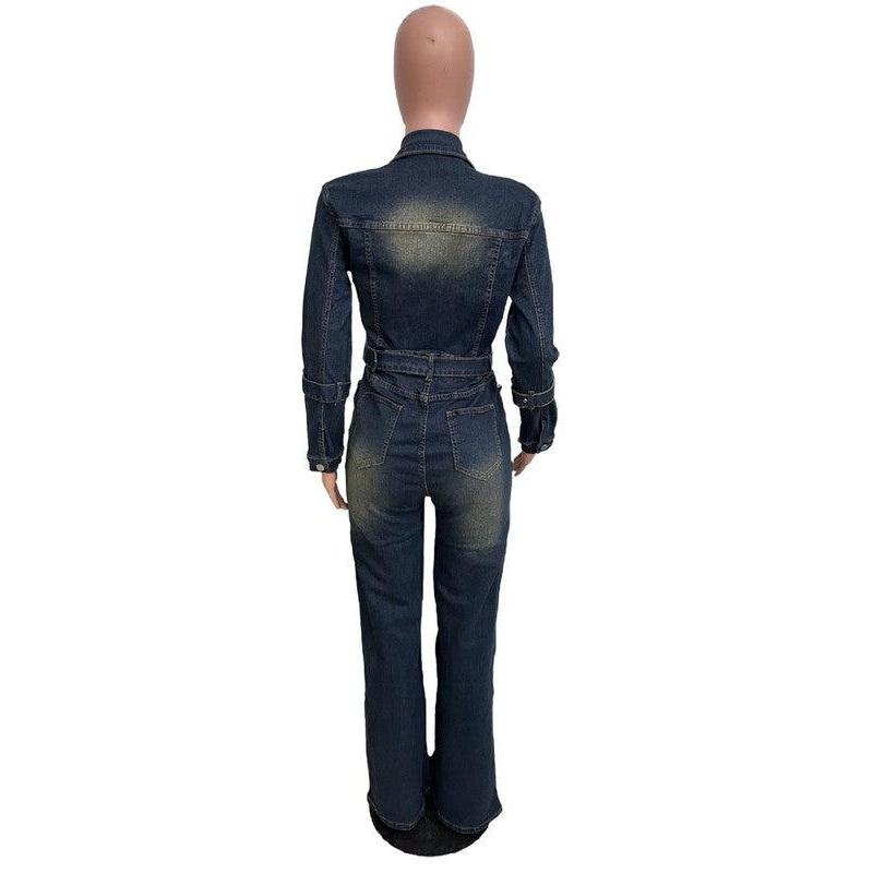 Denim – One-Piece Outfits | DENIM SEXY JUMPSUIT - Modestly Vogue
