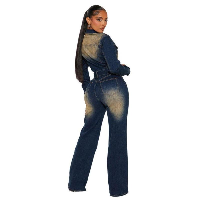Denim – One-Piece Outfits | DENIM SEXY JUMPSUIT - Modestly Vogue