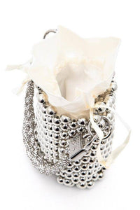 Versatile Handbag | Stylish & Functional Braided Shiny Beads Top Handle Swing Clutch Bag - Modestly Vogue