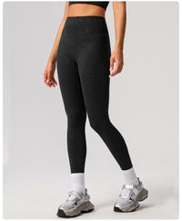 High Waist Silver Casual Yoga Pants Women Running Quick Drying Nude Feel Trousers Outer Wear Slimming Sports Trousers