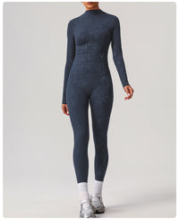 Silver Long Sleeve Tight Yoga T shirt High Elastic Fitness Clothes Outdoor Training Running Sport Long Sleeve Top Women