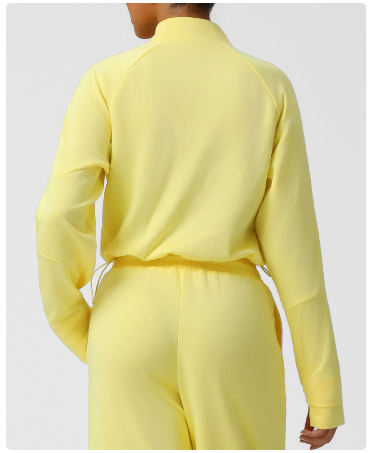 Autumn Winter Thickened Sweater Sports Casual Yoga Clothes Long Sleeved Jacket Half Zipper Fitness Clothes Loose Sweater for Women