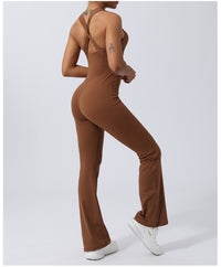 Quick Drying Skinny Yoga Clothes Sports Workout Clothes Hip Lift Belly Shaping Micro Pull Dance Yoga Jumpsuit