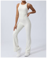 Quick Drying Skinny Yoga Clothes Sports Workout Clothes Hip Lift Belly Shaping Micro Pull Dance Yoga Jumpsuit