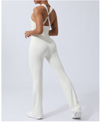 Quick Drying Skinny Yoga Clothes Sports Workout Clothes Hip Lift Belly Shaping Micro Pull Dance Yoga Jumpsuit