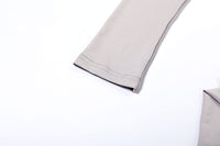 Fall Women Clothing Solid Color High Collar Slim Slimming Pleated Long Sleeve Dress