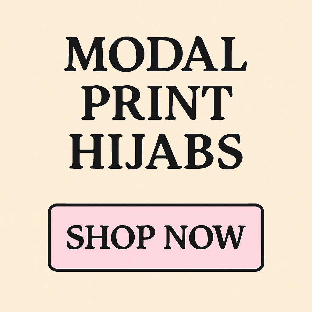 Modal Print Hijabs – Lightweight Elegance with Modern Prints