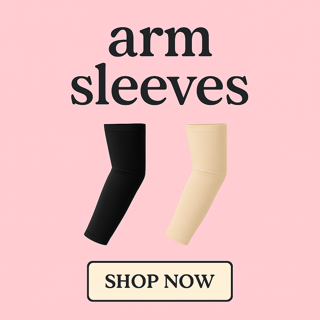 Comfortable & Stylish Arm Sleeves for Everyday Coverage