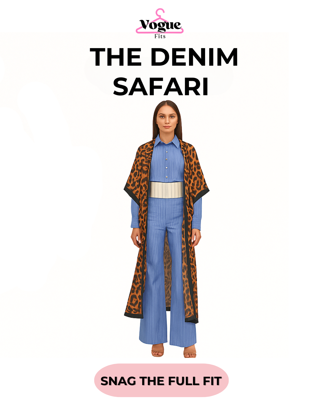 The Denim Safari Set