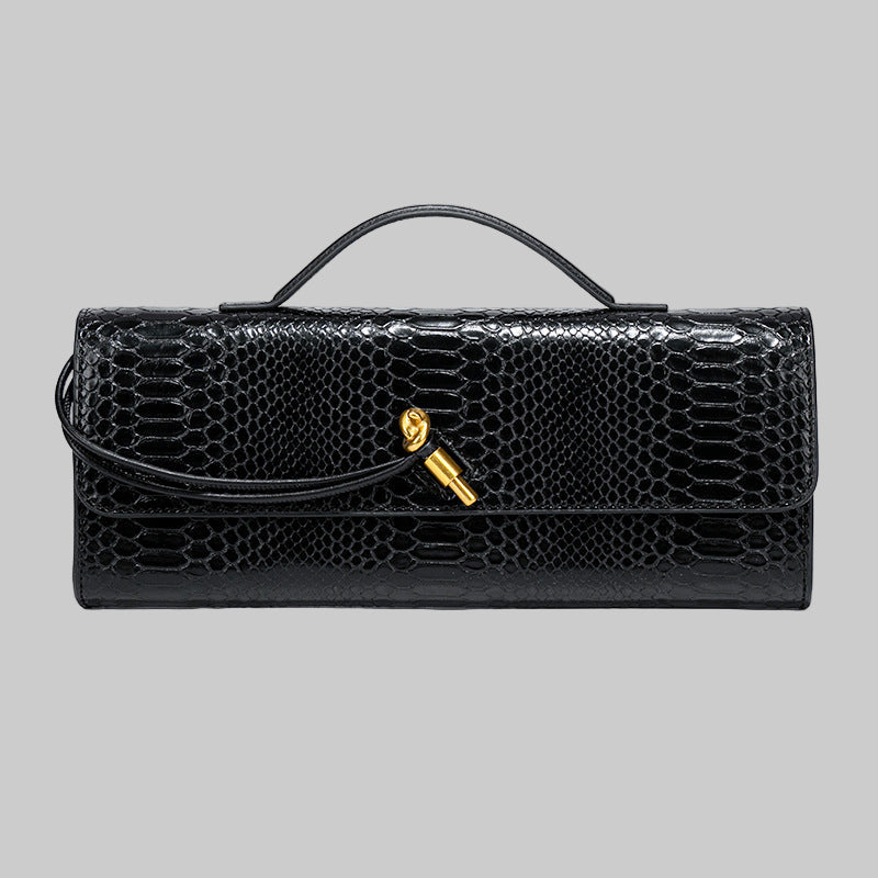 Botegga Dupe Hand-held Dinner Bag Purse Andiamo Clutch Leather - Modestly Vogue 