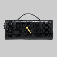 Botegga Dupe Hand-held Dinner Bag Purse Andiamo Clutch Leather - Modestly Vogue 