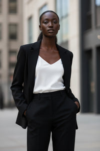 Advanced Design Retro Professional Commute One-button Suit - Modestly Vogue 