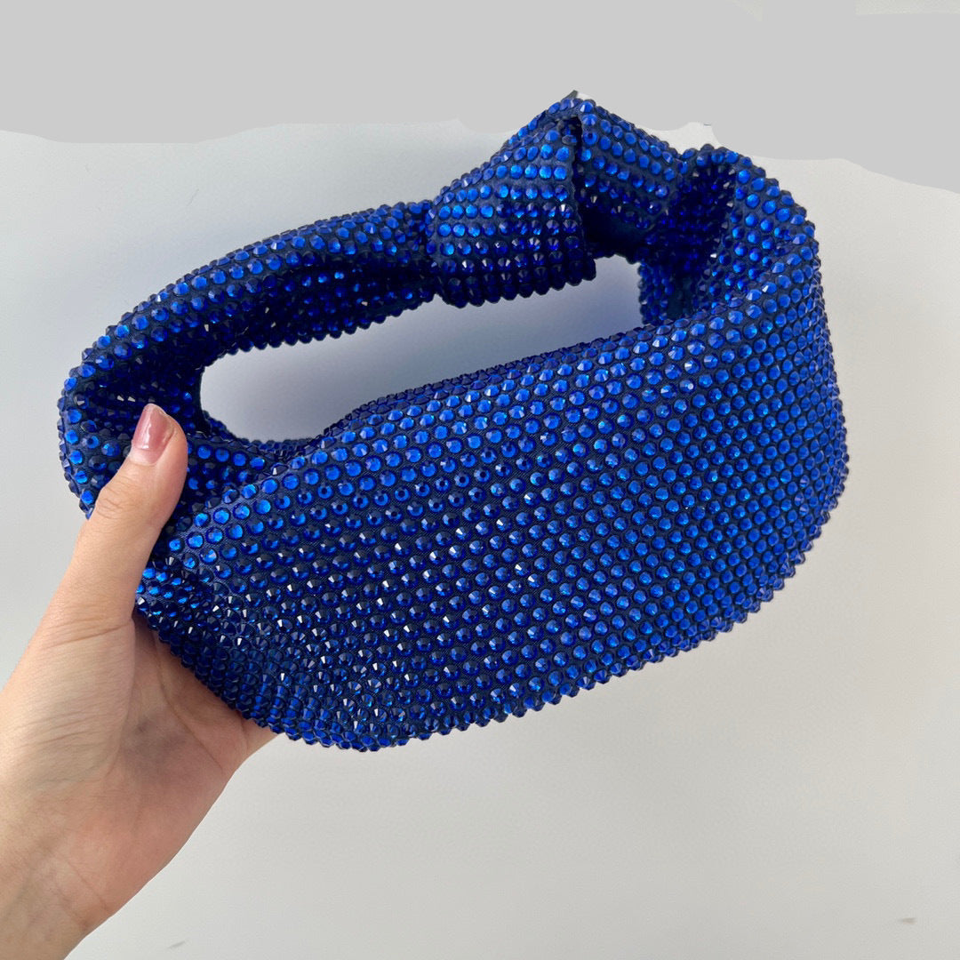 Knot Crystal Diamond Handbag | Large Capacity Luxury Purse - Modestly Vogue 