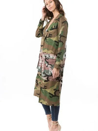 Women Fashion Camoflage Jackets