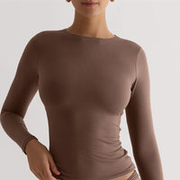 Layering Long Sleeve Top T-Shirt FItted