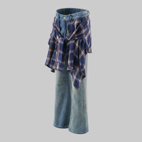 High Street Fashionable Design Sense Niche Loose Casual Trousers - Modestly Vogue 