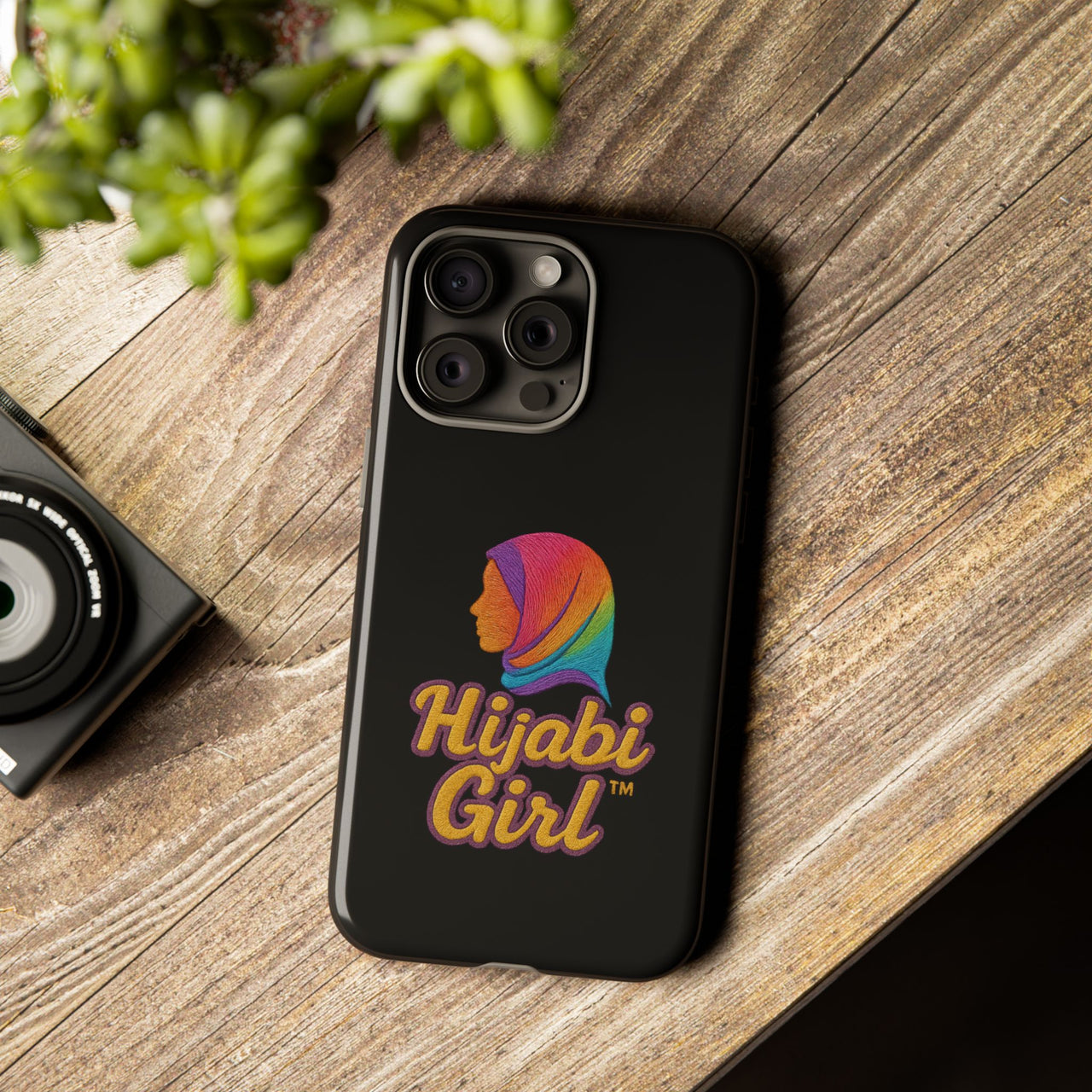 Colorful Hijab Girl Phone Case - All Sizes