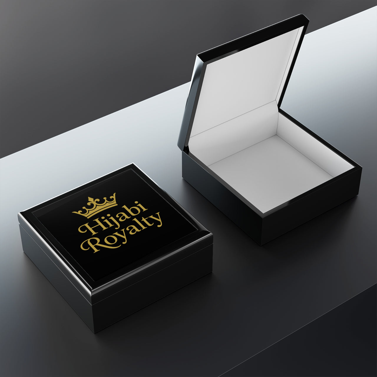 Black Hijabi Royalty™ Jewelry Box - Modestly Vogue 