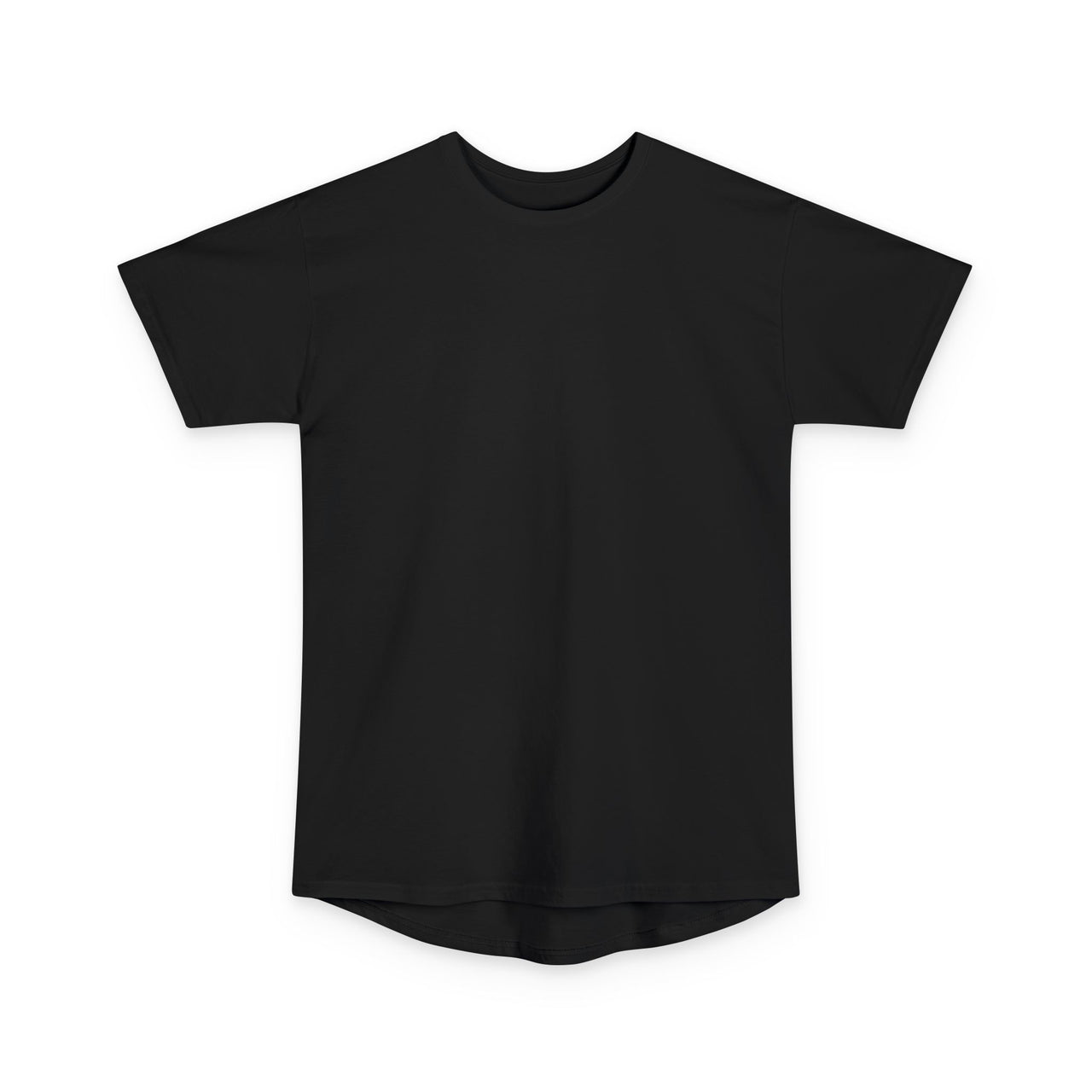 Back Logo Hijabi Energy Long Body Tee — Streetwear Muslimah Graphic T-Shirt