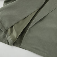 High End French Large Collared Lace up Windbreaker Women Autumn Coat - Modestly Vogue 