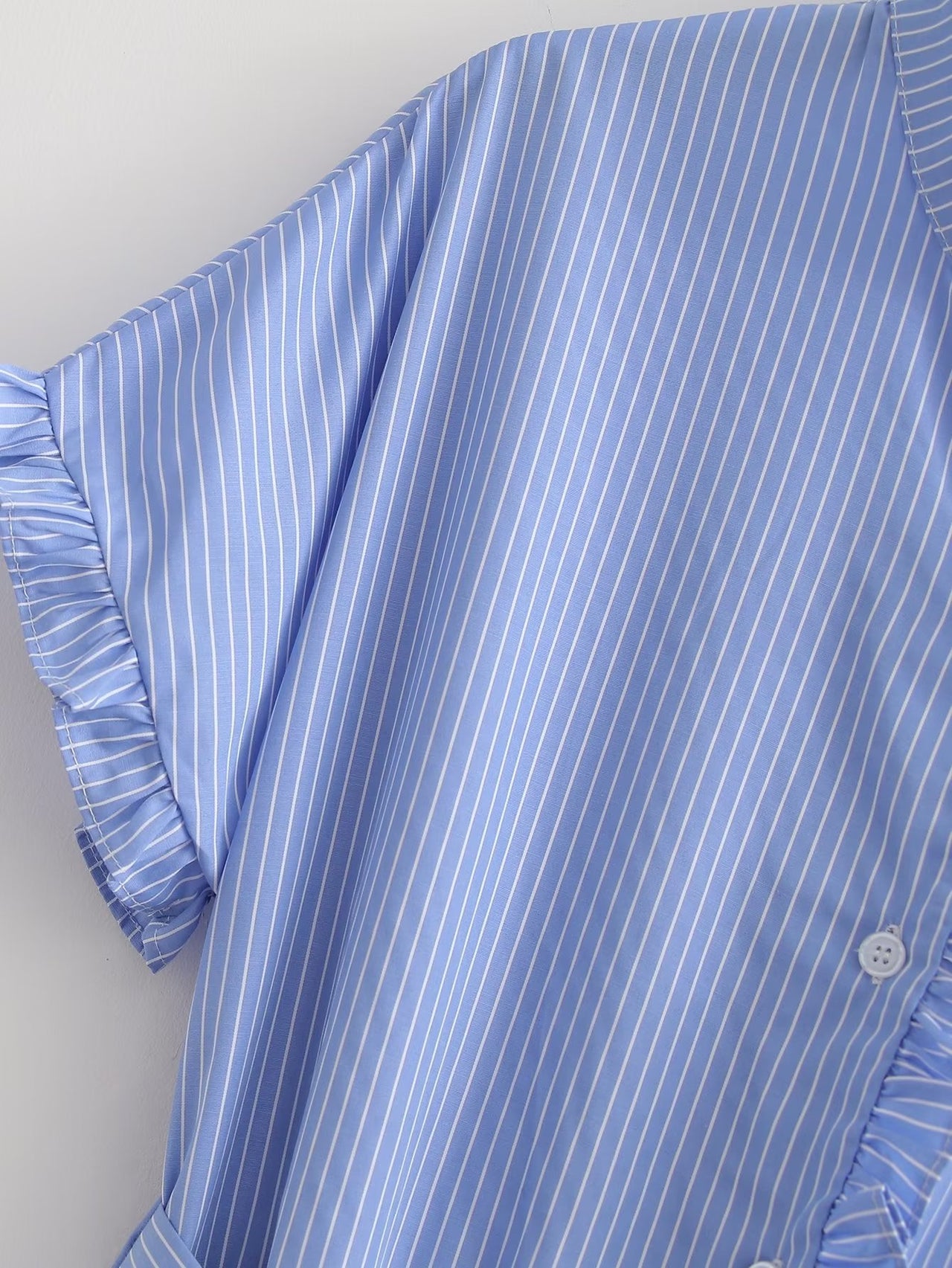 Women’s Striped Spring Dress – Casual Everyday Style - Modestly Vogue 