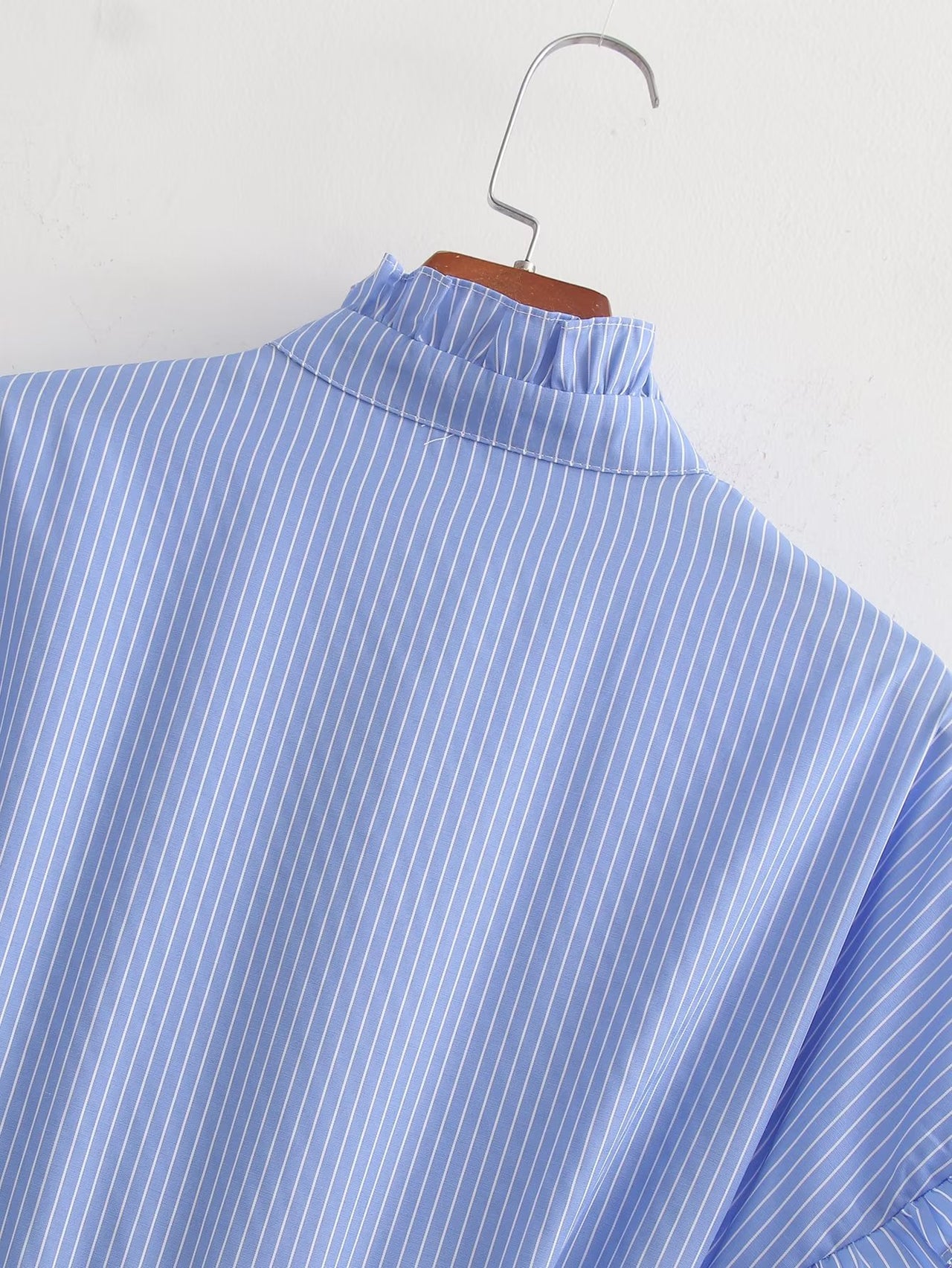 Women’s Striped Spring Dress – Casual Everyday Style - Modestly Vogue 