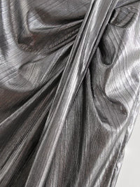 Black Women's Elegant Dress Summer Glossy Slimming Elegant Skirt - Modestly Vogue 