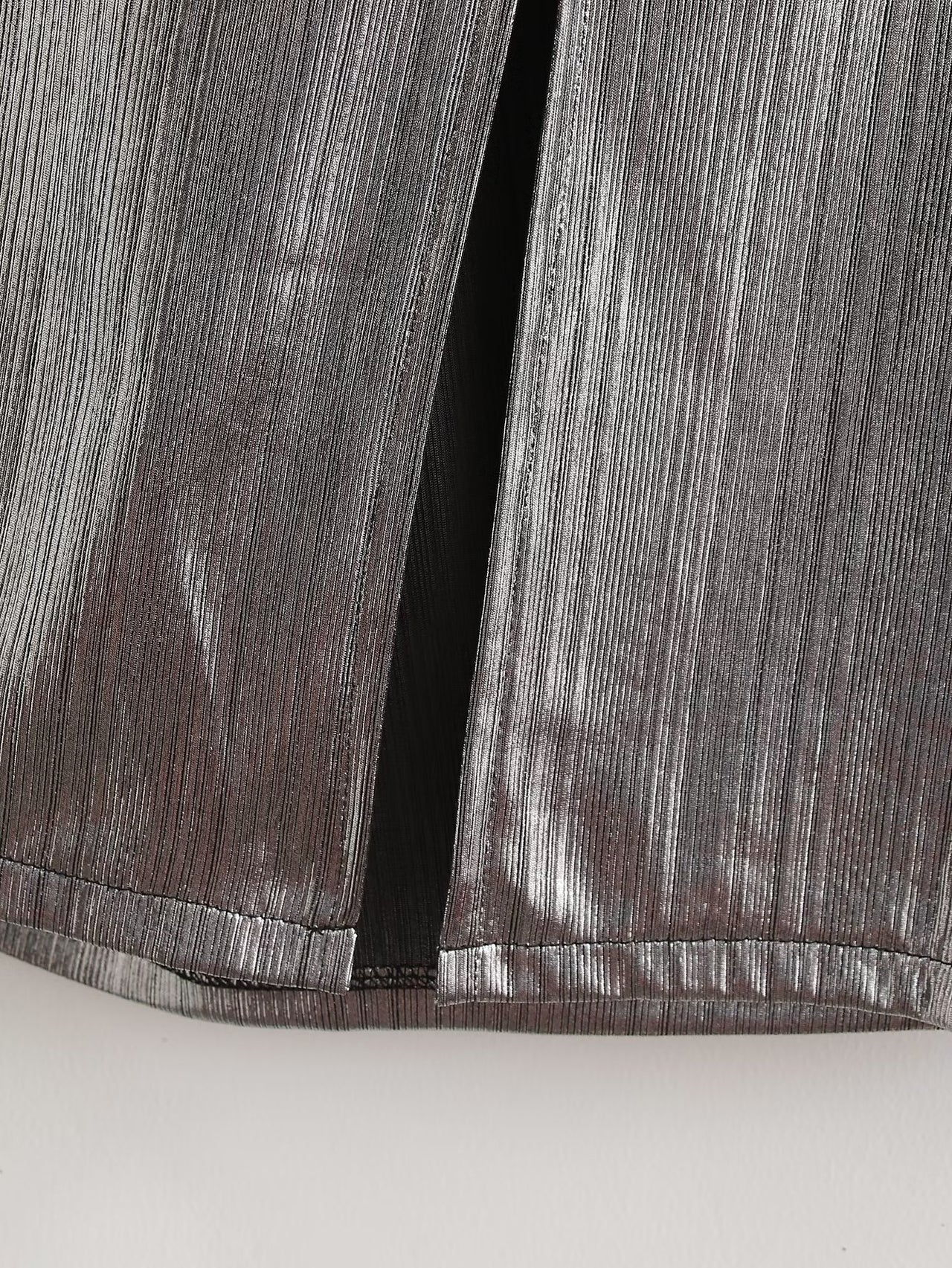 Black Women's Elegant Dress Summer Glossy Slimming Elegant Skirt - Modestly Vogue 