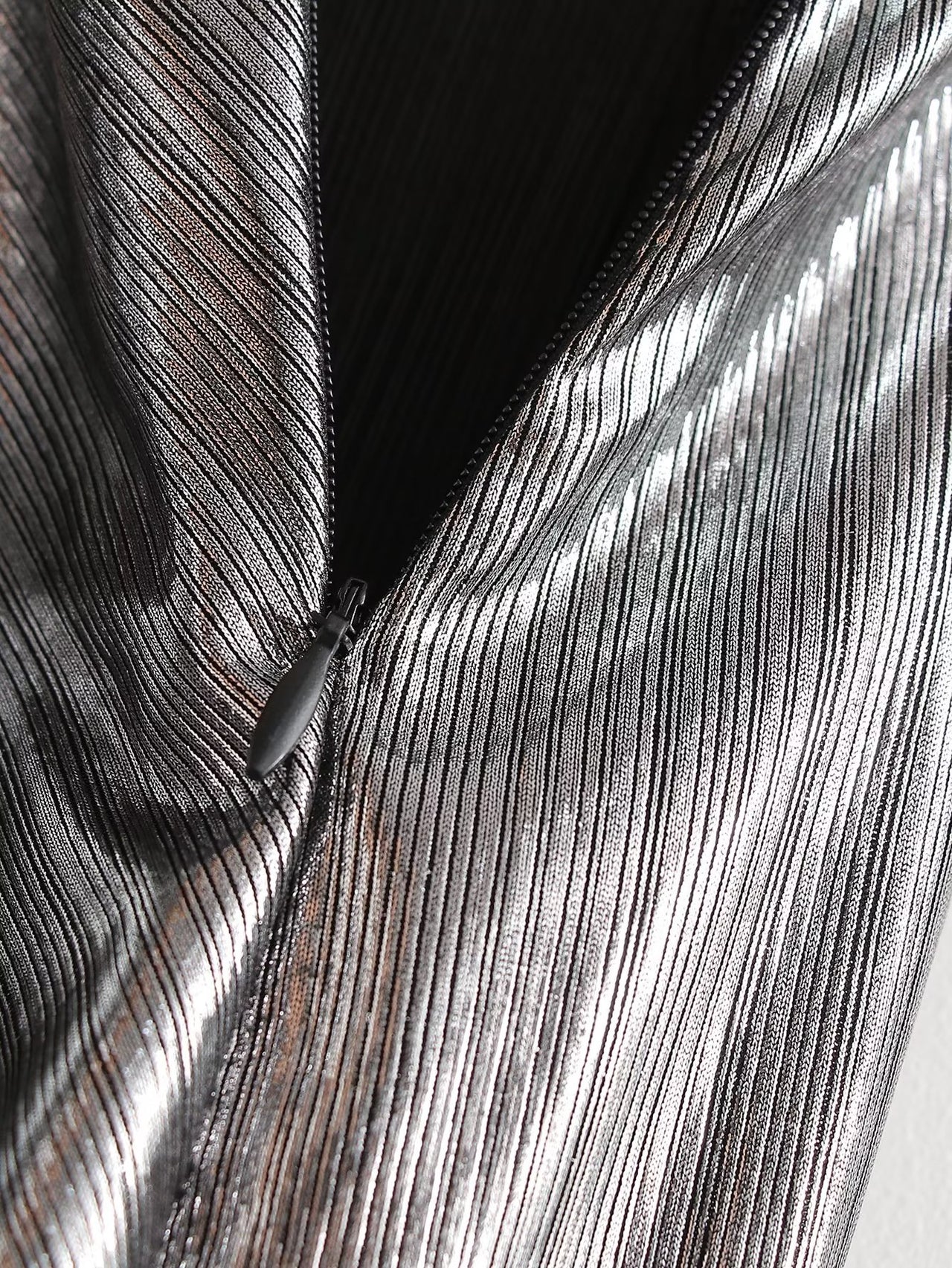 Black Women's Elegant Dress Summer Glossy Slimming Elegant Skirt - Modestly Vogue 