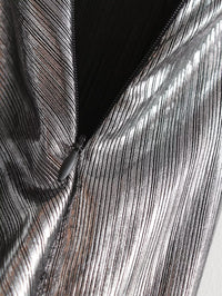 Black Women's Elegant Dress Summer Glossy Slimming Elegant Skirt - Modestly Vogue 