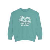 Hijabi GIrl™ Slaying Modesty Sweatshirt - Modestly Vogue 