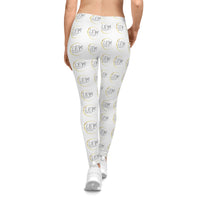 LEM Pattern Women's Yoga Leggings — Custom All-Over Print Casual Yoga Pants