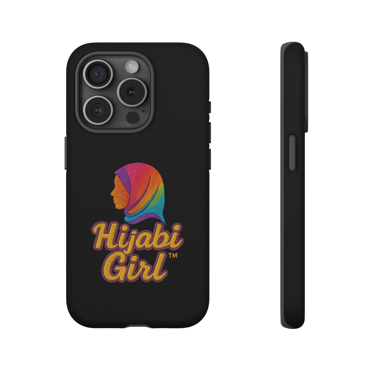 Colorful Hijab Girl Phone Case - All Sizes