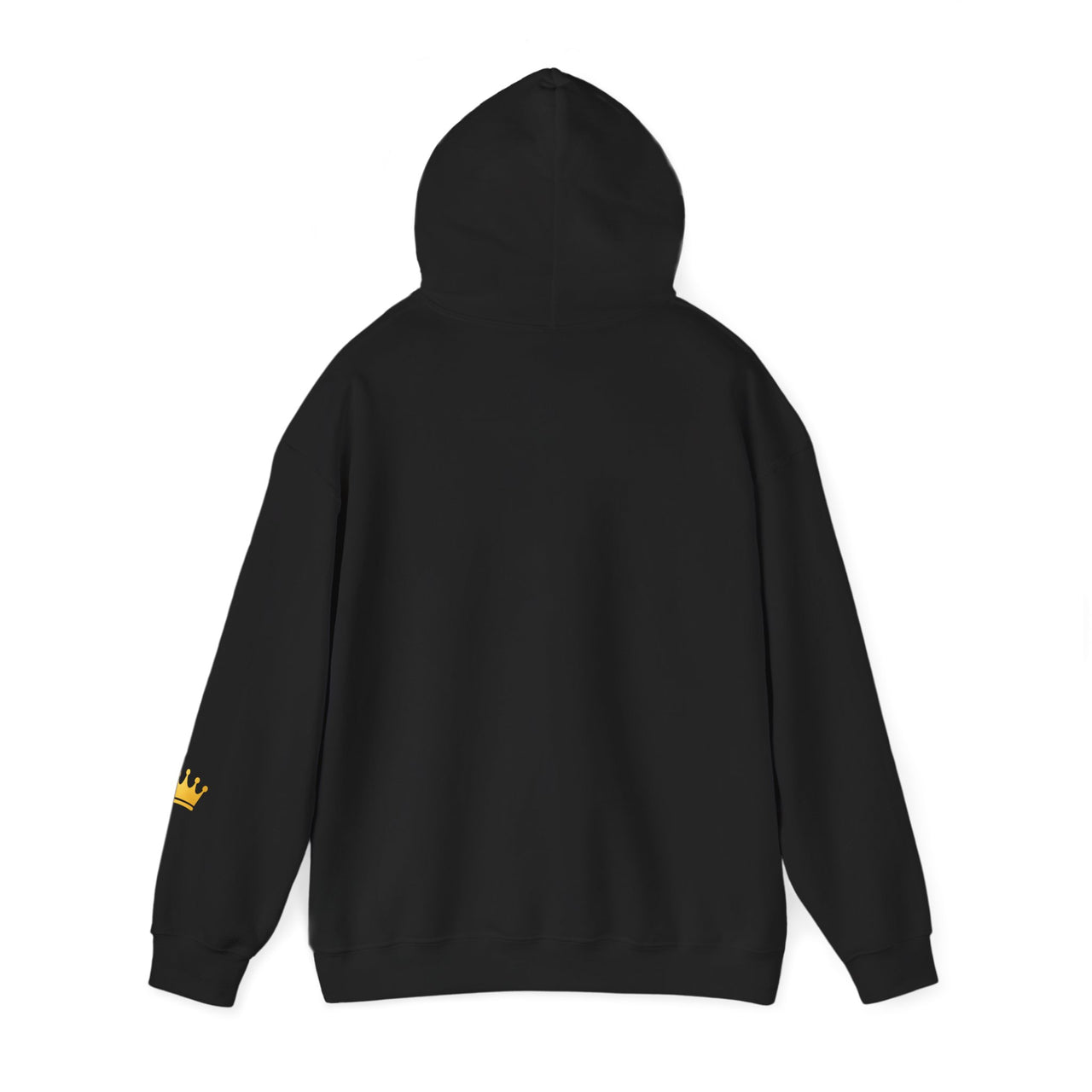 Hijabi Royalty™ Hoodie — Bold Gold Script Hooded Sweatshirt