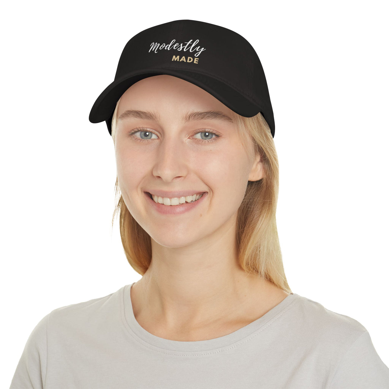 Modestly Made  Low Profile Statement Baseball Cap Modest Mindset Collection