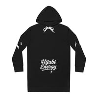 Hijabi Energy  Hoodie Dress — ' Hijabi Girl’' Cozy Women's Pullover Green - Modestly Vogue 