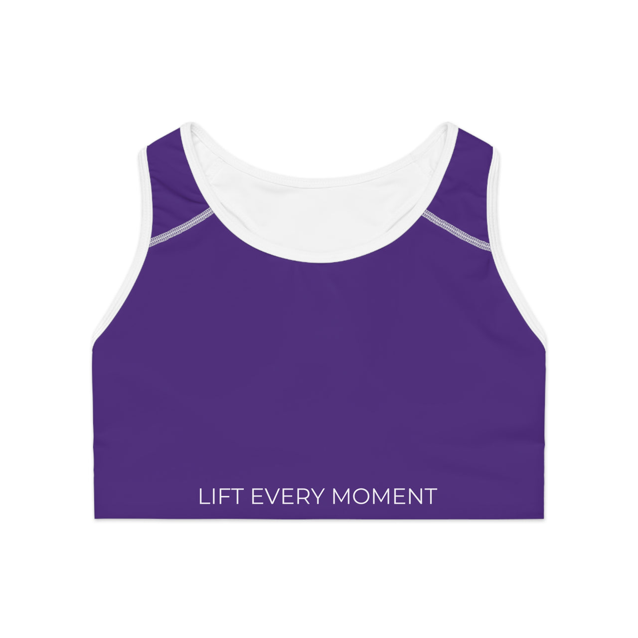 Sports Bra — 'Lift Every Moment' Minimalist Activewear for Gym & Yoga
