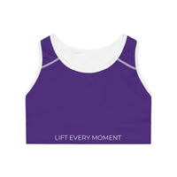 Sports Bra — 'Lift Every Moment' Minimalist Activewear for Gym & Yoga