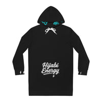 Hijabi Energy™ Hoodie Dress — Hijabi Girl™ Black Cozy Women's Pullover Dress Athletic Wear