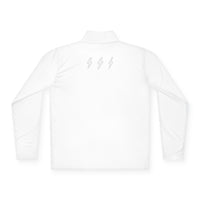 White Hijabi  Energy' Quarter-Zip Pullover Jacket
