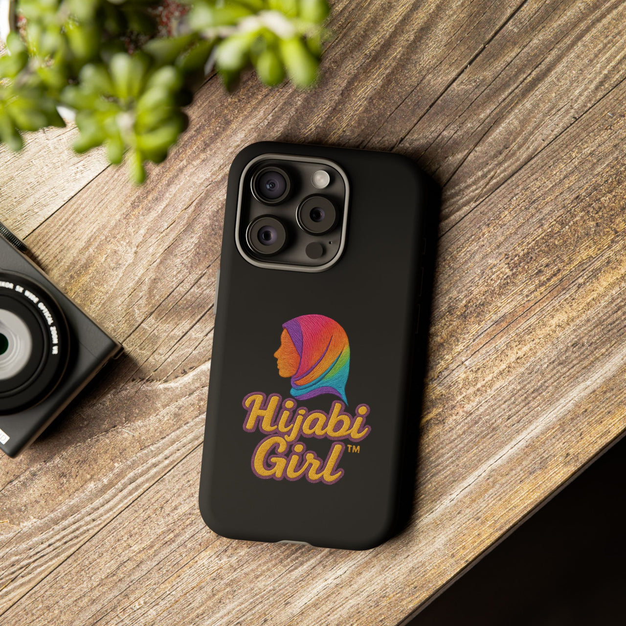 Colorful Hijab Girl Phone Case - All Sizes